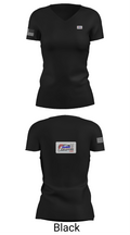Jacquez Drywall llc 41912781 Women's Short Sleeve V-neck Shirt - 38