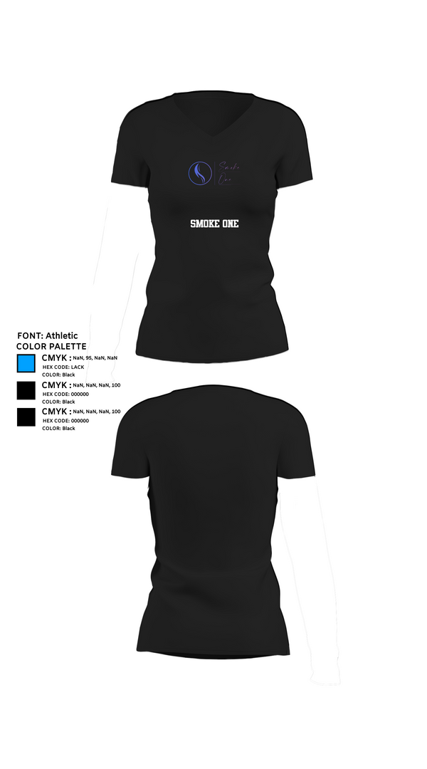Womens Short Sleeve Vneck Shirt, Smoke One, , Teamtime, Team time, sublimation, custom sports apparel, team uniforms, spirit wear, spiritwear, sports uniforms, custom shirts, team store, custom team store, fundraiser sports, apparel fundraiser