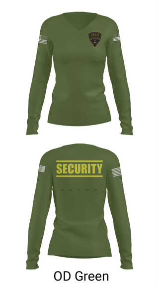 Womens Long Sleeve Vneck Shirt, Zeus Protections, Police, Teamtime, Team time, sublimation, custom sports apparel, team uniforms, spirit wear, spiritwear, sports uniforms, custom shirts, team store, custom team store, fundraiser sports, apparel fundraiser