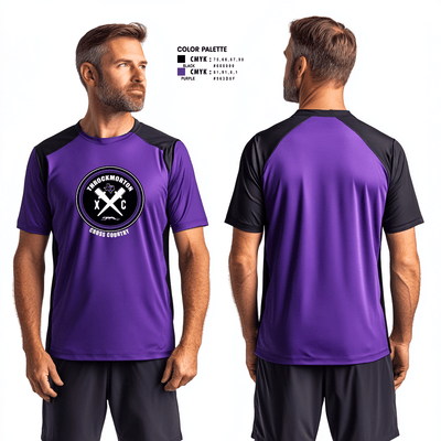 Throckmorton High School Cross Country 29705170 Short Sleeve Performance Shirt - 2