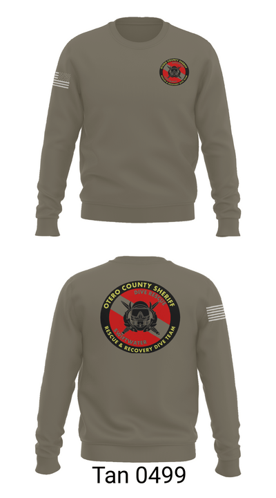 Otero County Sheriff 37164505 Crew Neck Sweatshirt - 62
