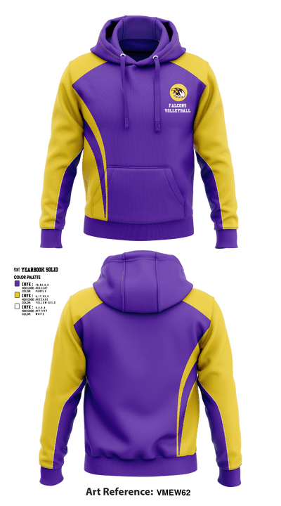 Falcons Volleyball 52171527 Hoodie - 1