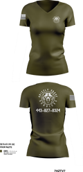 Grizzly Grade Services 54840048 Women's Short Sleeve V-neck Shirt - 1