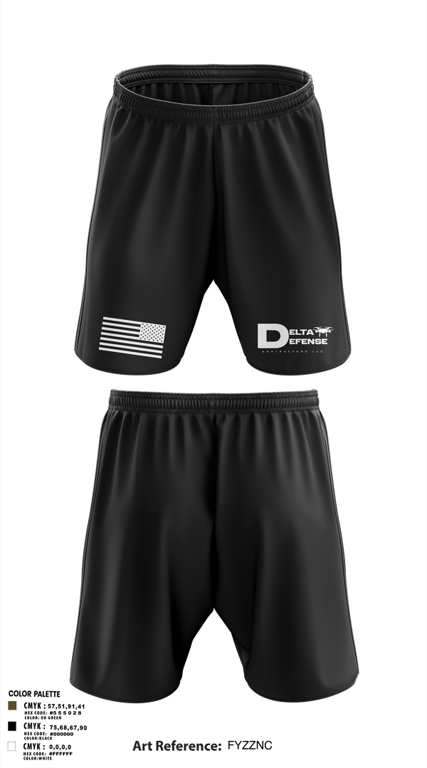 Athletic Shorts With Pockets, Delta Defense Unit, Police, Teamtime, Team time, sublimation, custom sports apparel, team uniforms, spirit wear, spiritwear, sports uniforms, custom shirts, team store, custom team store, fundraiser sports, apparel fundraiser