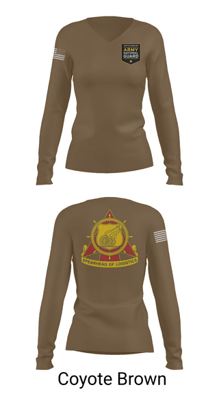 Womens Long Sleeve Vneck Shirt, SOUTH CAROLINA ARMY NATIONAL GUARD, National Guard, Teamtime, Team time, sublimation, custom sports apparel, team uniforms, spirit wear, spiritwear, sports uniforms, custom shirts, team store, custom team store, fundraiser sports, apparel fundraiser