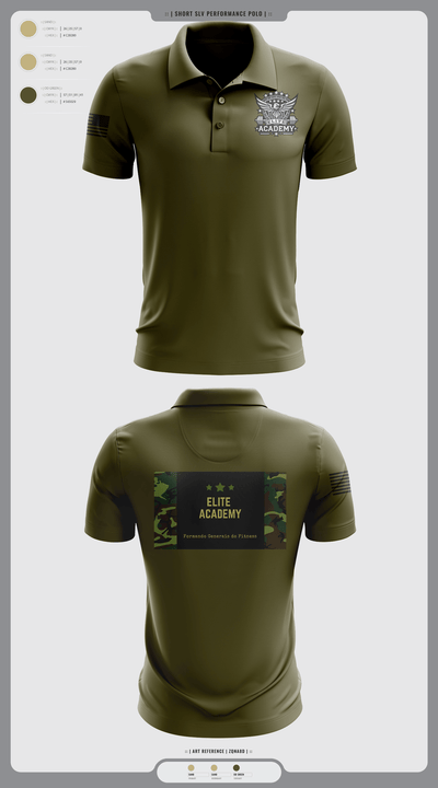 ELITE SQUAD 4589073 Short Sleeve Performance Polo - 2