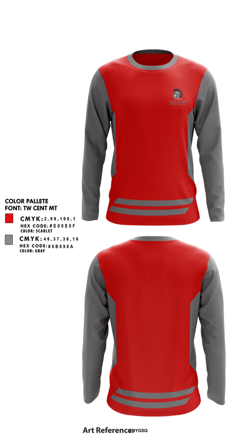 Long Sleeve Performance Shirt, Southeastern Senior High School Cross Country, Cross Country, Teamtime, Team time, sublimation, custom sports apparel, team uniforms, spirit wear, spiritwear, sports uniforms, custom shirts, team store, custom team store, fundraiser sports, apparel fundraiser