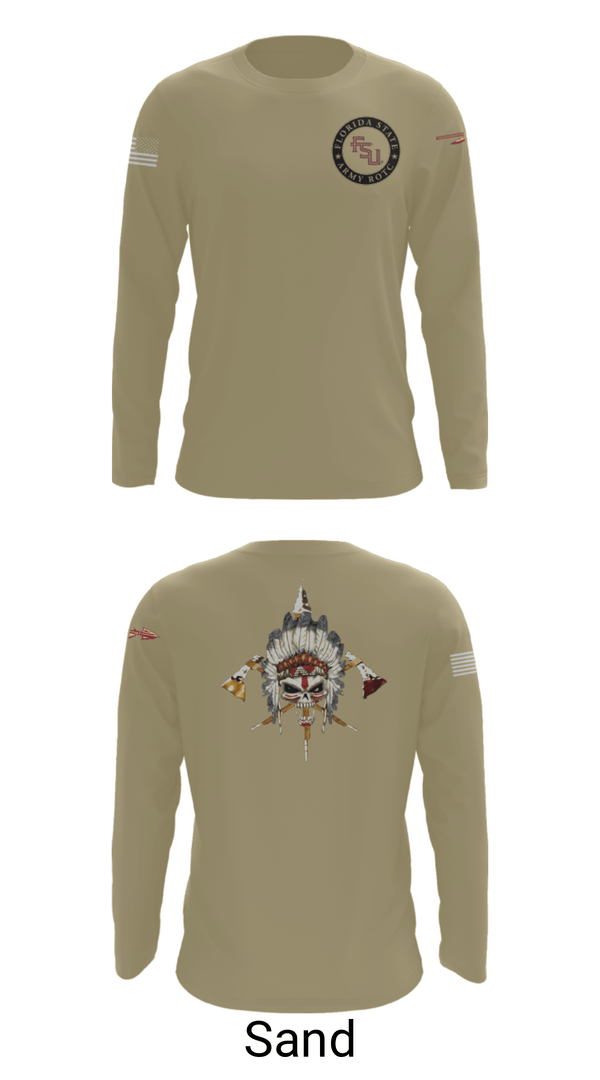 Long Sleeve Performance Shirt, Seminole Battalion, Army, Teamtime, Team time, sublimation, custom sports apparel, team uniforms, spirit wear, spiritwear, sports uniforms, custom shirts, team store, custom team store, fundraiser sports, apparel fundraiser