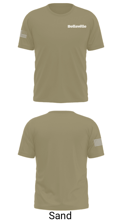 Belleville 4451813 Short Sleeve Performance Shirt - 46