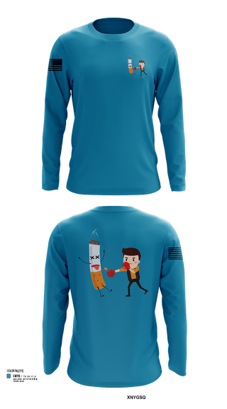 Long Sleeve Performance Shirt, La droga niños, Navy, Teamtime, Team time, sublimation, custom sports apparel, team uniforms, spirit wear, spiritwear, sports uniforms, custom shirts, team store, custom team store, fundraiser sports, apparel fundraiser
