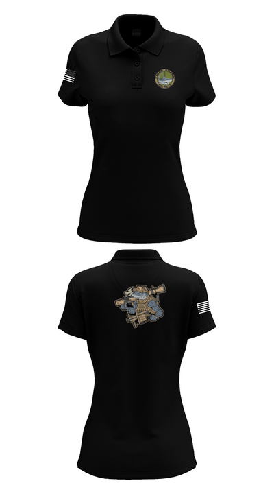 Wilmington Tiger Shark 19373018 Women's Short Sleeve Performance Polo  - 35