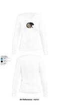 Jackson Heights Lady Cobra Basketball 83726052 Women's Long Sleeve V-neck Shirt - 15