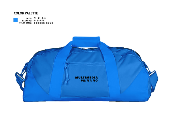 Duffle Bag, Multimediaprinting, , Teamtime, Team time, sublimation, custom sports apparel, team uniforms, spirit wear, spiritwear, sports uniforms, custom shirts, team store, custom team store, fundraiser sports, apparel fundraiser