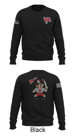 Crew Neck Sweatshirt, Palatine pirates, Baseball, Teamtime, Team time, sublimation, custom sports apparel, team uniforms, spirit wear, spiritwear, sports uniforms, custom shirts, team store, custom team store, fundraiser sports, apparel fundraiser