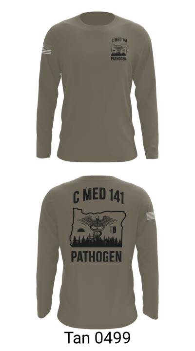 C MED 141 64606356 Long Sleeve Performance Shirt - 63