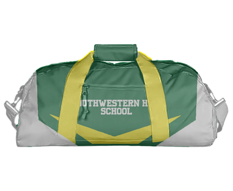 Duffle Bag, Southwestern High School, Spirit Store, Teamtime, Team time, sublimation, custom sports apparel, team uniforms, spirit wear, spiritwear, sports uniforms, custom shirts, team store, custom team store, fundraiser sports, apparel fundraiser