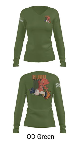 Womens Long Sleeve Vneck Shirt, Hellraiser, , Teamtime, Team time, sublimation, custom sports apparel, team uniforms, spirit wear, spiritwear, sports uniforms, custom shirts, team store, custom team store, fundraiser sports, apparel fundraiser
