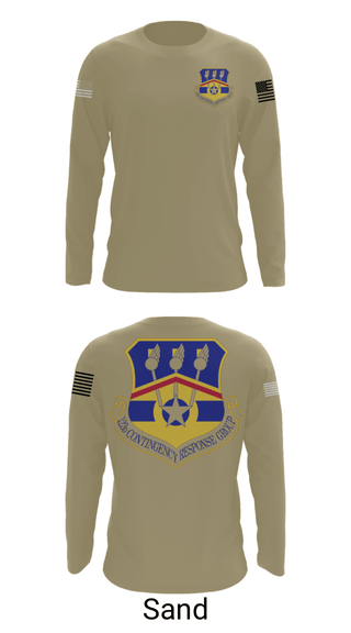 Long Sleeve Performance Shirt, 123d Contingency Response Group, Air Force, Teamtime, Team time, sublimation, custom sports apparel, team uniforms, spirit wear, spiritwear, sports uniforms, custom shirts, team store, custom team store, fundraiser sports, apparel fundraiser