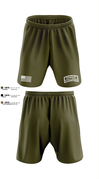 Athletic Shorts With Pockets, APSU RANGER CHALLENGE, Army, Teamtime, Team time, sublimation, custom sports apparel, team uniforms, spirit wear, spiritwear, sports uniforms, custom shirts, team store, custom team store, fundraiser sports, apparel fundraiser