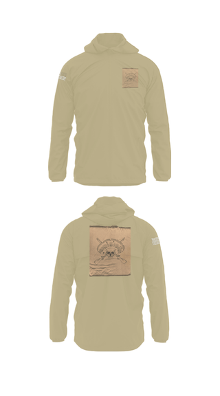 Windbreaker, Los Pistoleros, Army, Teamtime, Team time, sublimation, custom sports apparel, team uniforms, spirit wear, spiritwear, sports uniforms, custom shirts, team store, custom team store, fundraiser sports, apparel fundraiser