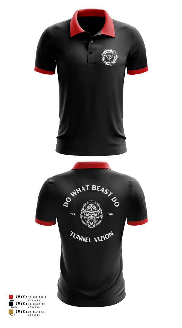 Short Sleeve Performance Polo, TUNNEL VIZION, Spirit Store, Teamtime, Team time, sublimation, custom sports apparel, team uniforms, spirit wear, spiritwear, sports uniforms, custom shirts, team store, custom team store, fundraiser sports, apparel fundraiser
