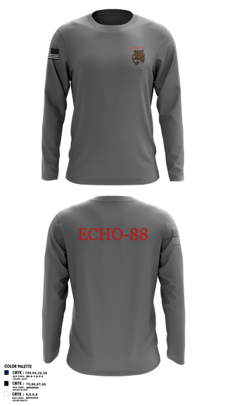 Long Sleeve Performance Shirt, ECHO-88ECHO-88ECHO-88, , Teamtime, Team time, sublimation, custom sports apparel, team uniforms, spirit wear, spiritwear, sports uniforms, custom shirts, team store, custom team store, fundraiser sports, apparel fundraiser