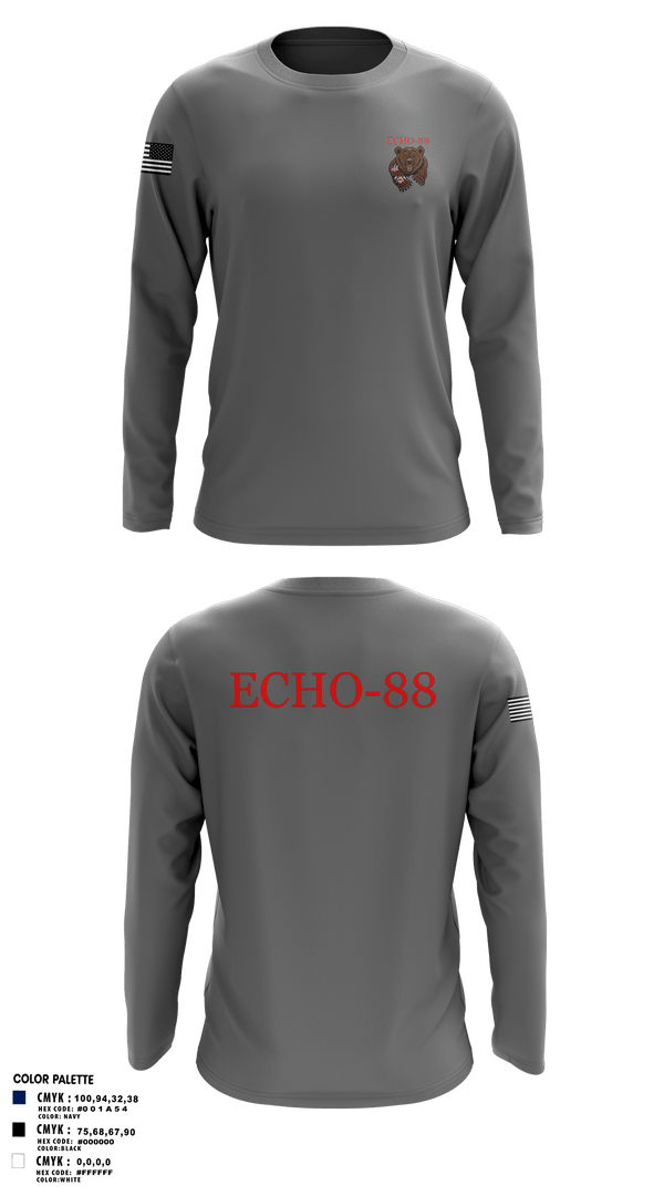 Long Sleeve Performance Shirt, ECHO-88ECHO-88ECHO-88, , Teamtime, Team time, sublimation, custom sports apparel, team uniforms, spirit wear, spiritwear, sports uniforms, custom shirts, team store, custom team store, fundraiser sports, apparel fundraiser