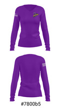 Jamestown High School Baseball 91923583 Women's Long Sleeve V-neck Shirt - 20