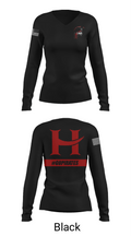 Hart High School Volleyball 58009520 Women's Long Sleeve V-neck Shirt - 35