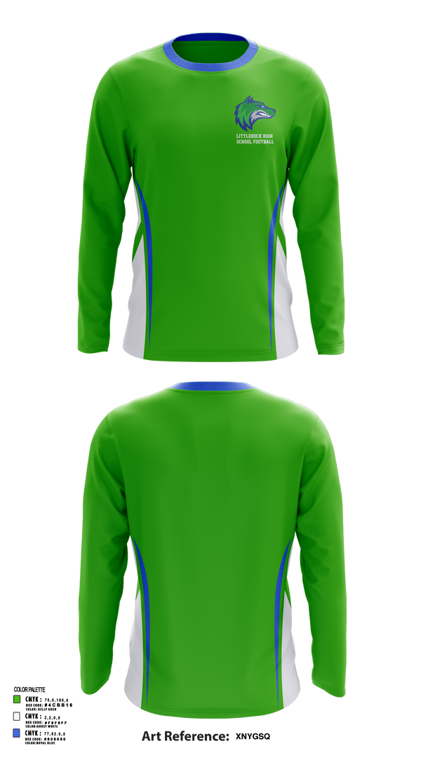 Long Sleeve Performance Shirt, Littlerock High School Football, , Teamtime, Team time, sublimation, custom sports apparel, team uniforms, spirit wear, spiritwear, sports uniforms, custom shirts, team store, custom team store, fundraiser sports, apparel fundraiser