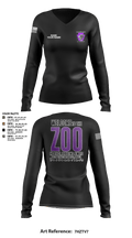 Charger Co. / 2-112th Infantry Battalion 37738588 Women's Long Sleeve V-neck Shirt - 28