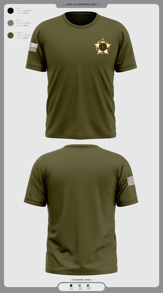 Short Sleeve Performance Shirt, Deputy Cleveland, Police, Teamtime, Team time, sublimation, custom sports apparel, team uniforms, spirit wear, spiritwear, sports uniforms, custom shirts, team store, custom team store, fundraiser sports, apparel fundraiser