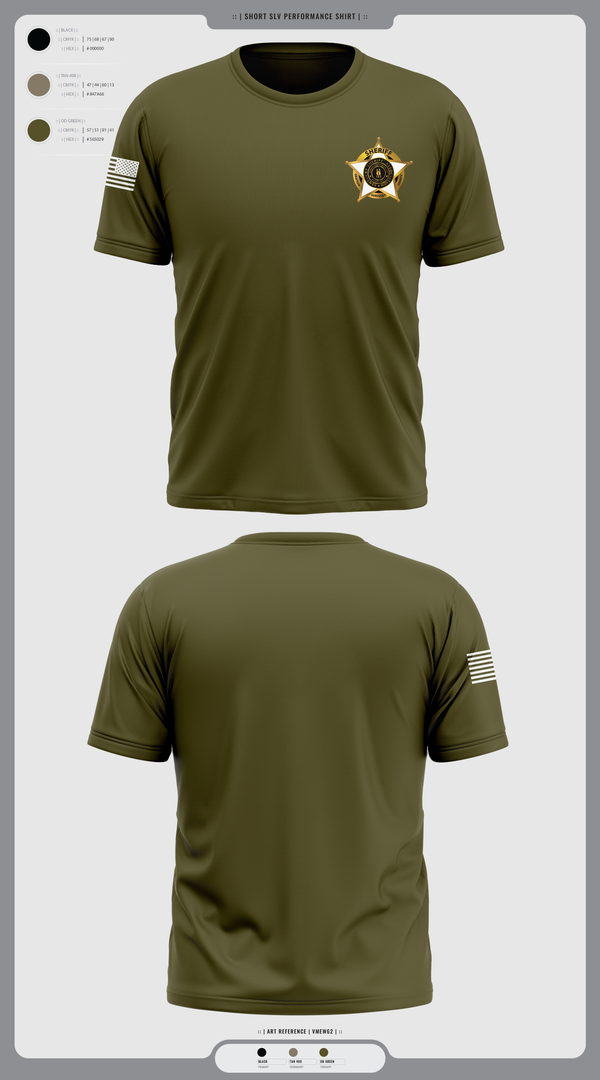 Short Sleeve Performance Shirt, Deputy Cleveland, Police, Teamtime, Team time, sublimation, custom sports apparel, team uniforms, spirit wear, spiritwear, sports uniforms, custom shirts, team store, custom team store, fundraiser sports, apparel fundraiser