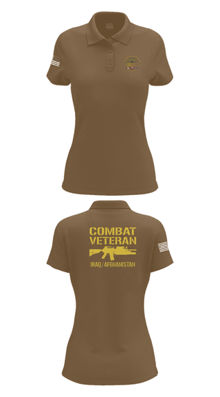 Women's Short Sleeve Performance Polo, 33rd Infantry, Army, Teamtime, Team time, sublimation, custom sports apparel, team uniforms, spirit wear, spiritwear, sports uniforms, custom shirts, team store, custom team store, fundraiser sports, apparel fundraiser