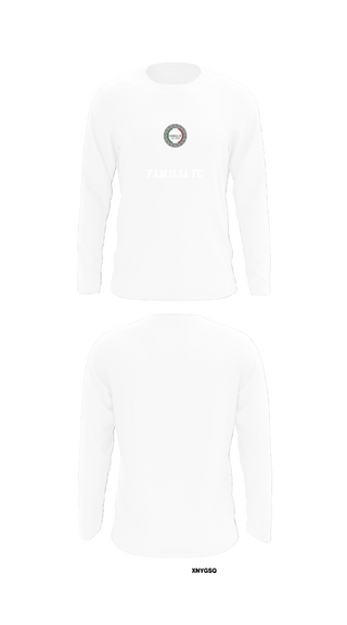 Long Sleeve Performance Shirt, Familia Fc, Men's Soccer, Teamtime, Team time, sublimation, custom sports apparel, team uniforms, spirit wear, spiritwear, sports uniforms, custom shirts, team store, custom team store, fundraiser sports, apparel fundraiser