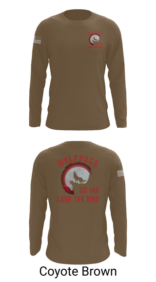 Long Sleeve Performance Shirt, 331 TRS / FLT 154 WOLFPACK, , Teamtime, Team time, sublimation, custom sports apparel, team uniforms, spirit wear, spiritwear, sports uniforms, custom shirts, team store, custom team store, fundraiser sports, apparel fundraiser