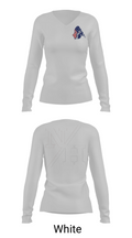 Nathan Hale High School Baseball 3422555 Women's Long Sleeve V-neck Shirt - 6