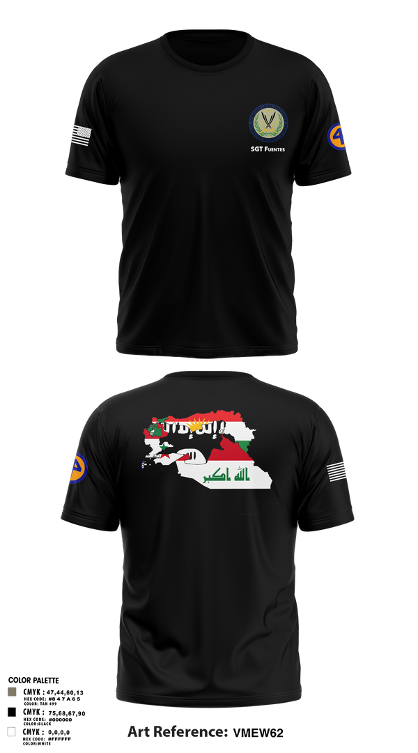 Short Sleeve Performance Shirt, 44th ICBT, National Guard, Teamtime, Team time, sublimation, custom sports apparel, team uniforms, spirit wear, spiritwear, sports uniforms, custom shirts, team store, custom team store, fundraiser sports, apparel fundraiser