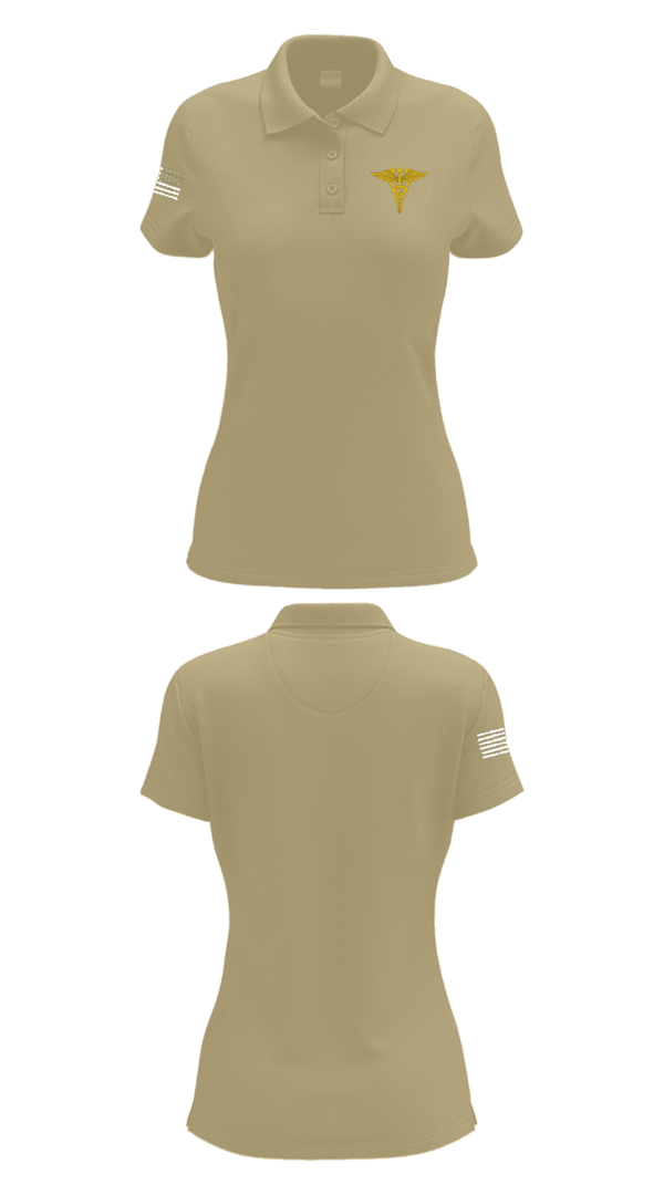 Women's Short Sleeve Performance Polo, Physical Therapy, Army, Teamtime, Team time, sublimation, custom sports apparel, team uniforms, spirit wear, spiritwear, sports uniforms, custom shirts, team store, custom team store, fundraiser sports, apparel fundraiser