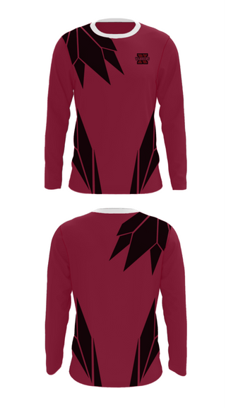 Long Sleeve Performance Shirt, Nokomis Regional High School Lacrosse, Women's Lacrosse, Teamtime, Team time, sublimation, custom sports apparel, team uniforms, spirit wear, spiritwear, sports uniforms, custom shirts, team store, custom team store, fundraiser sports, apparel fundraiser