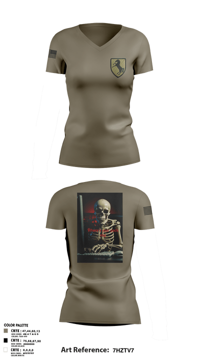 1/11 acr 73255623 Women's Short Sleeve V-neck Shirt - 1