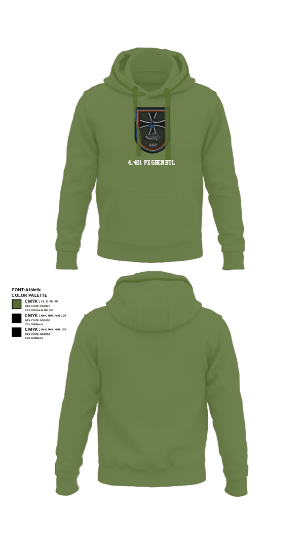 Hoodie, 4./401 PzGrenBtl, Army, Teamtime, Team time, sublimation, custom sports apparel, team uniforms, spirit wear, spiritwear, sports uniforms, custom shirts, team store, custom team store, fundraiser sports, apparel fundraiser