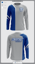 Piedmont Youth Wrestling 88138842 Long Sleeve Performance Shirt - 7