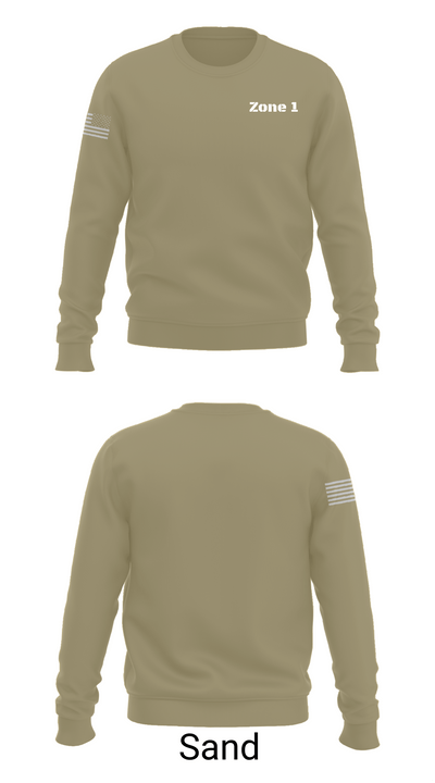 Zone 1 62938662 Crew Neck Sweatshirt - 80