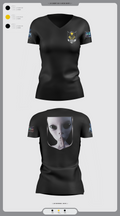 SVR Private Security Service 96742795 Women's Short Sleeve V-neck Shirt - 1