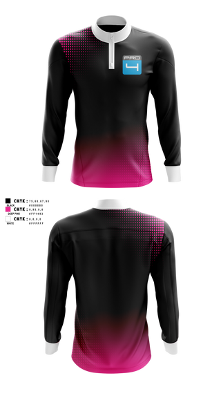 Quarter Zip Jacket, Pro 4, , Teamtime, Team time, sublimation, custom sports apparel, team uniforms, spirit wear, spiritwear, sports uniforms, custom shirts, team store, custom team store, fundraiser sports, apparel fundraiser