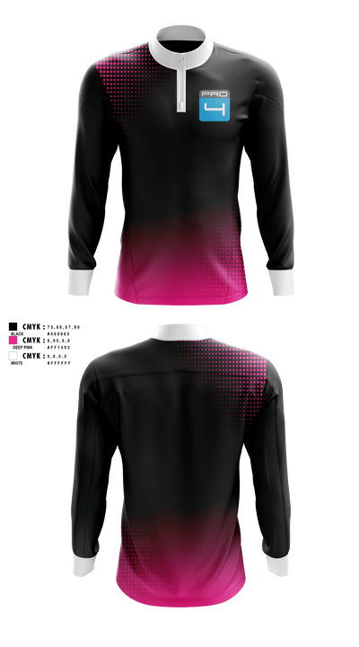 Pro 4 38264354 Quarter Zip Jacket - 1
