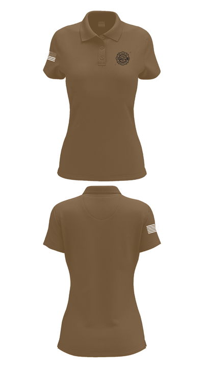 Ben Wheeler Fire 43777175 Women's Short Sleeve Performance Polo  - 15
