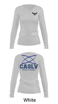 Coral Academy of Science Las Vegas High School Cross Country 23065413 Women's Long Sleeve V-neck Shirt - 16