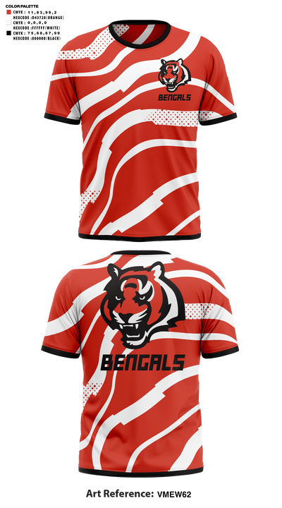 Bengals 36452808 Short Sleeve Performance Shirt - 41